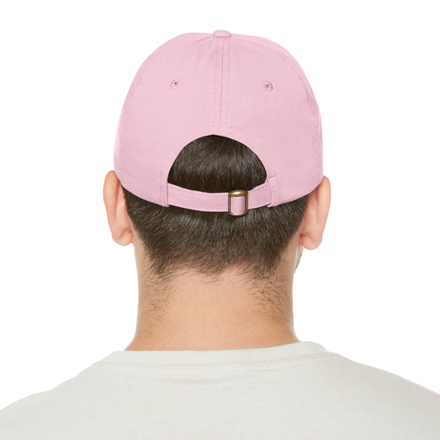 Unisex Hat with Leather Patch (Round)
