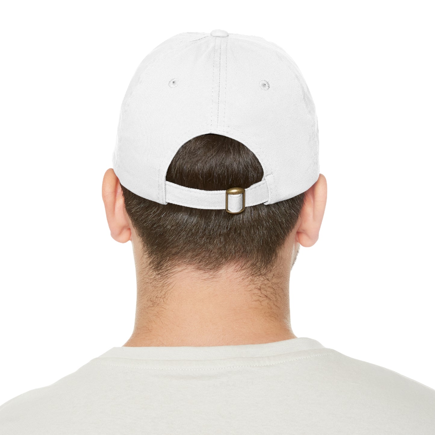 Unisex Hat with Leather Patch (Round)