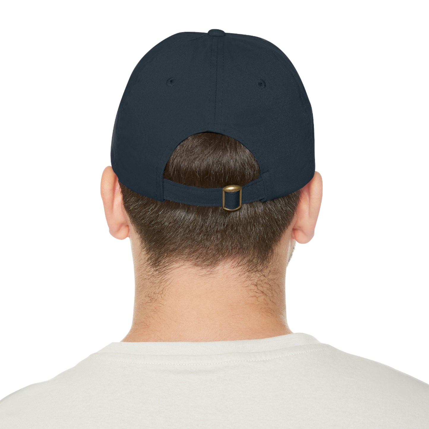 Unisex Hat with Leather Patch (Round)