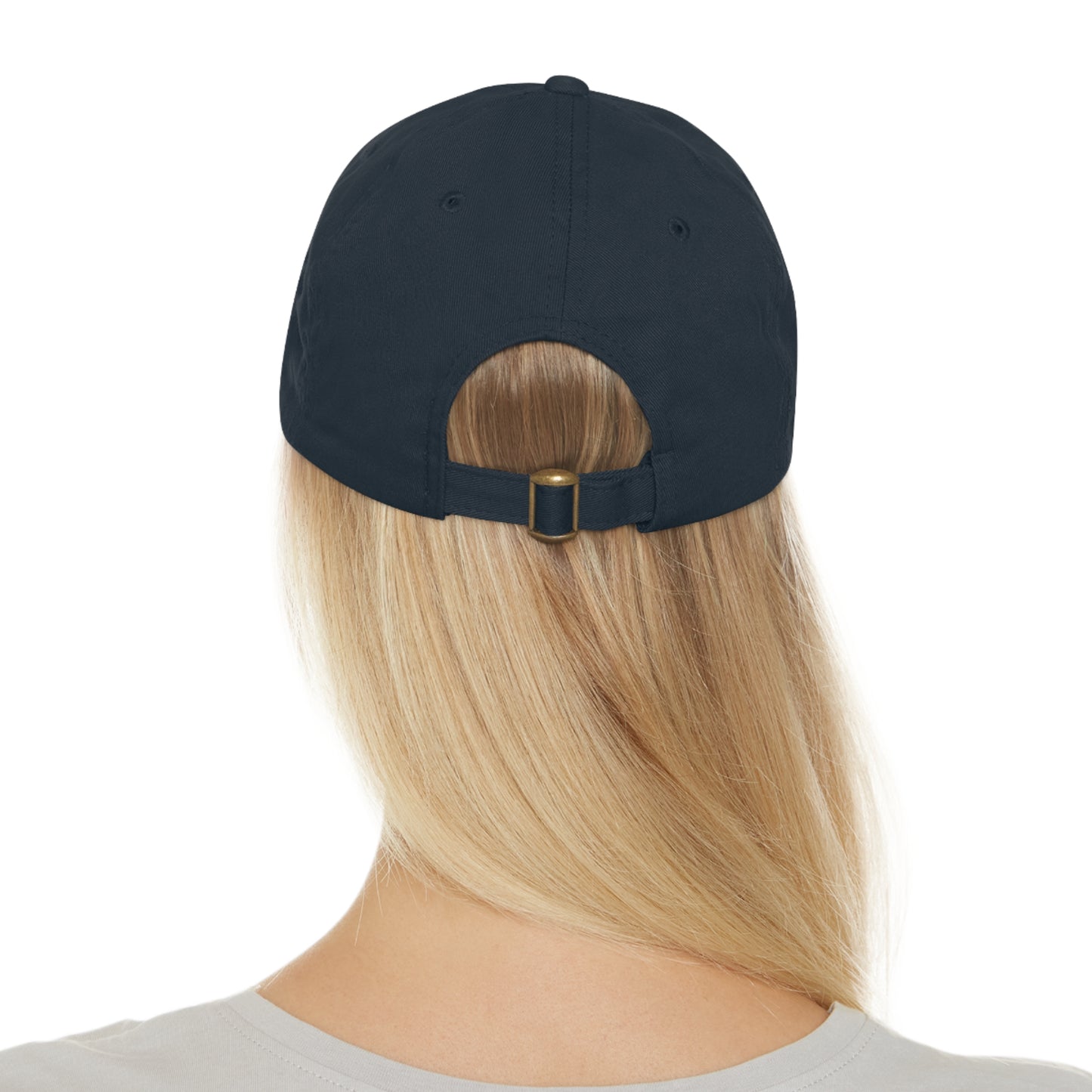 Unisex Hat with Leather Patch (Round)