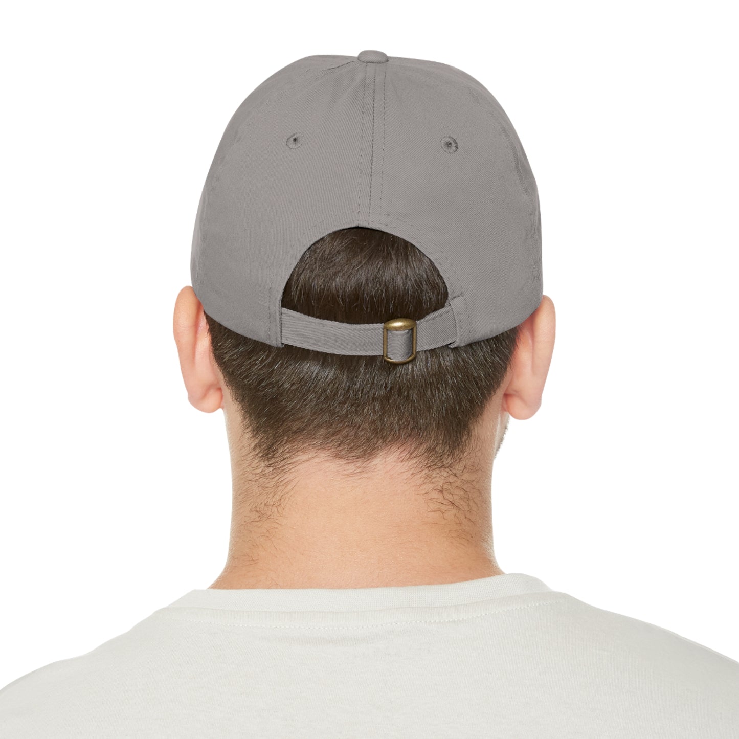 Unisex Hat with Leather Patch (Round)