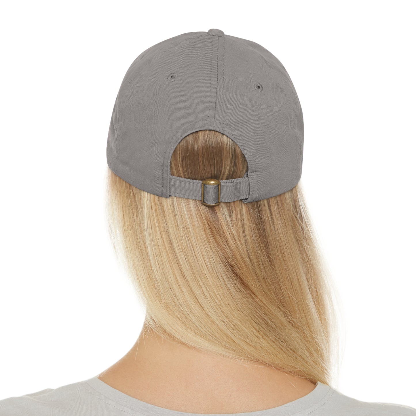 Unisex Hat with Leather Patch (Round)