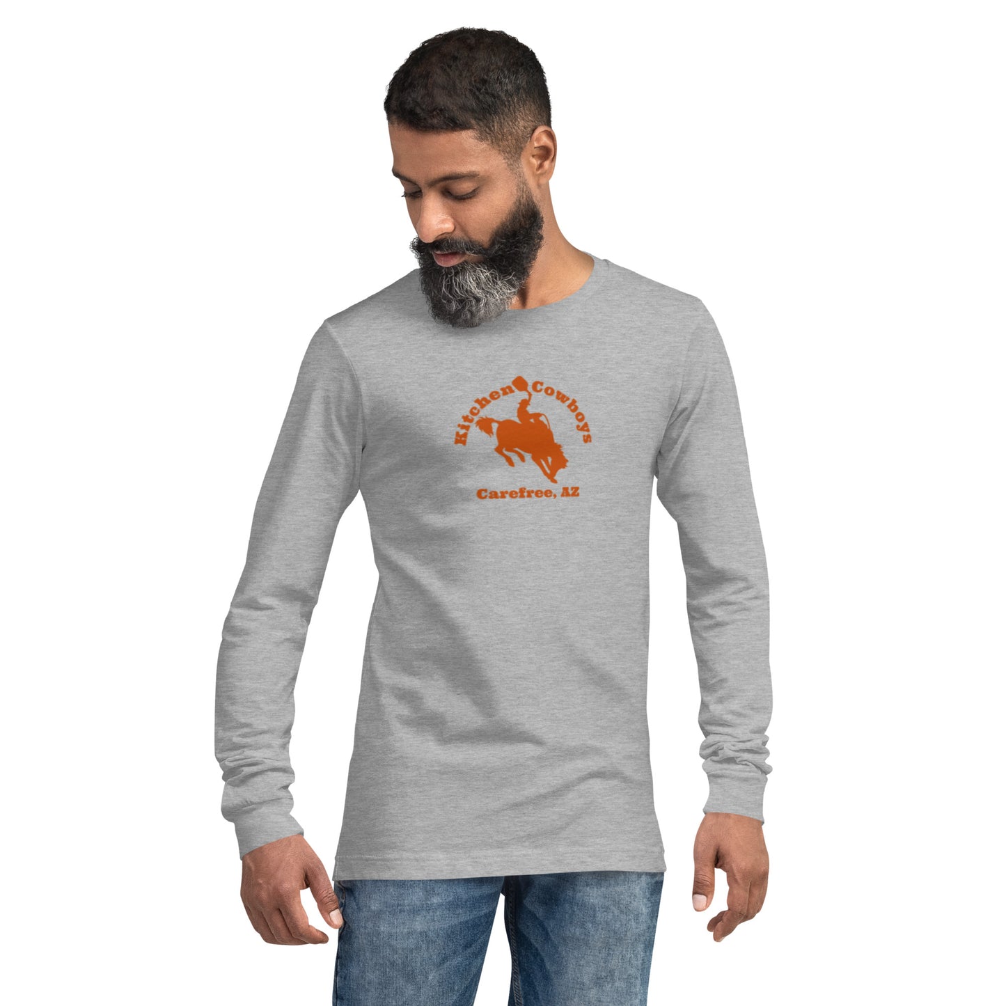 Unisex Cotton-Blend Long Sleeve Tee
