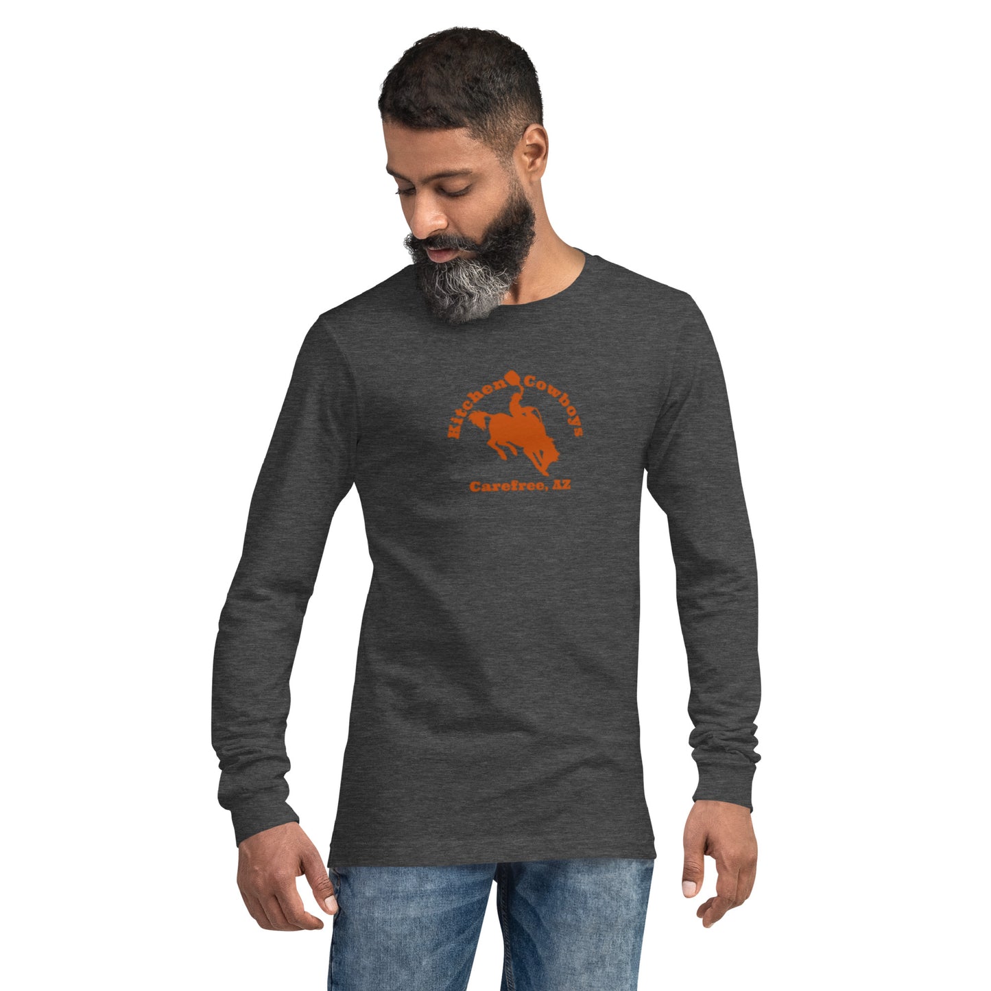 Unisex Cotton-Blend Long Sleeve Tee