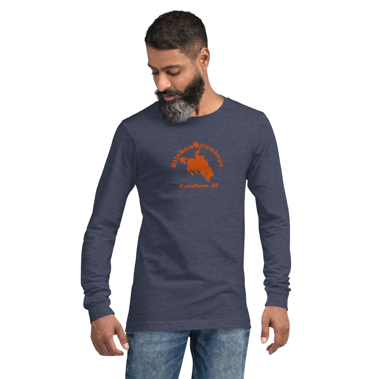 Unisex Cotton-Blend Long Sleeve Tee