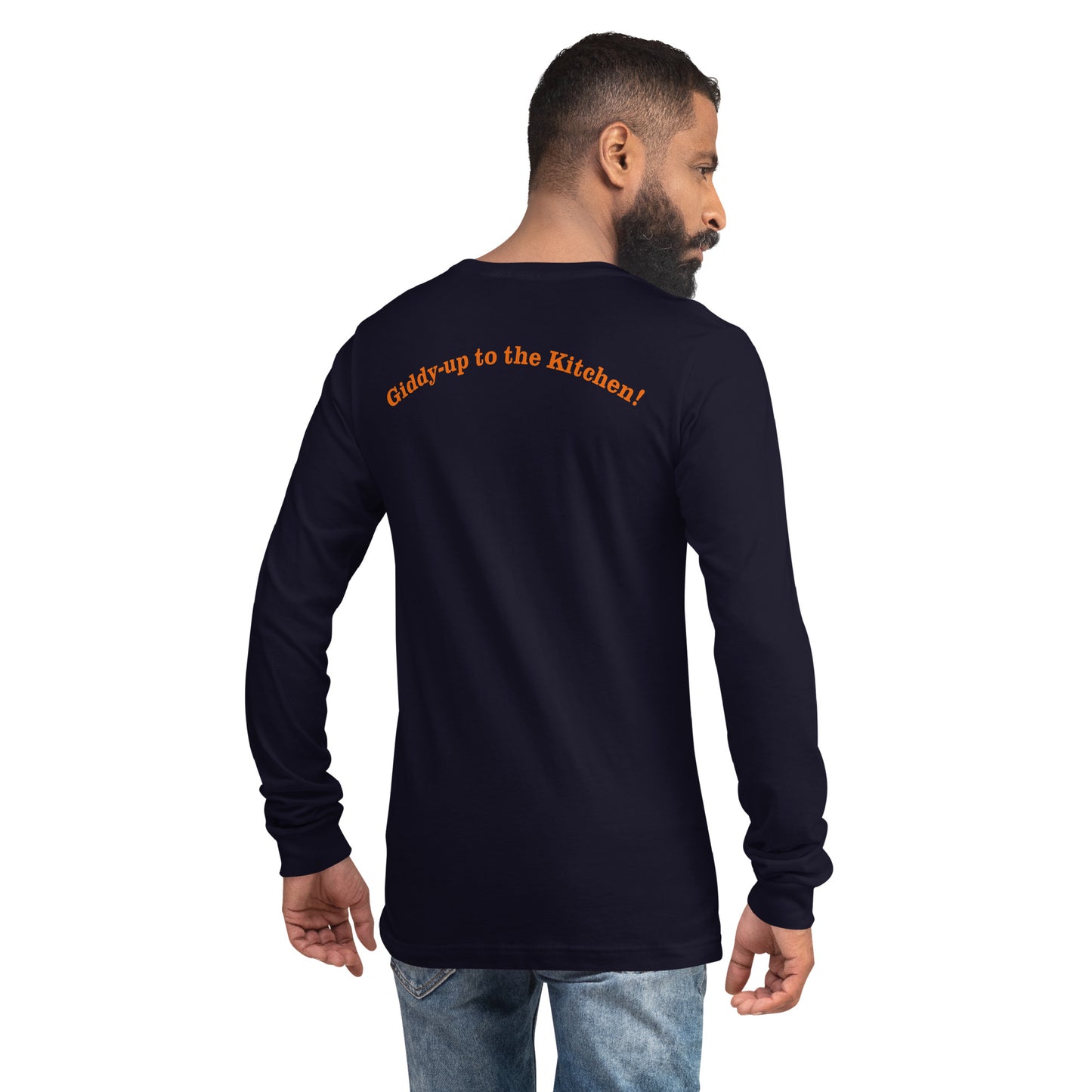 Unisex Cotton-Blend Long Sleeve Tee