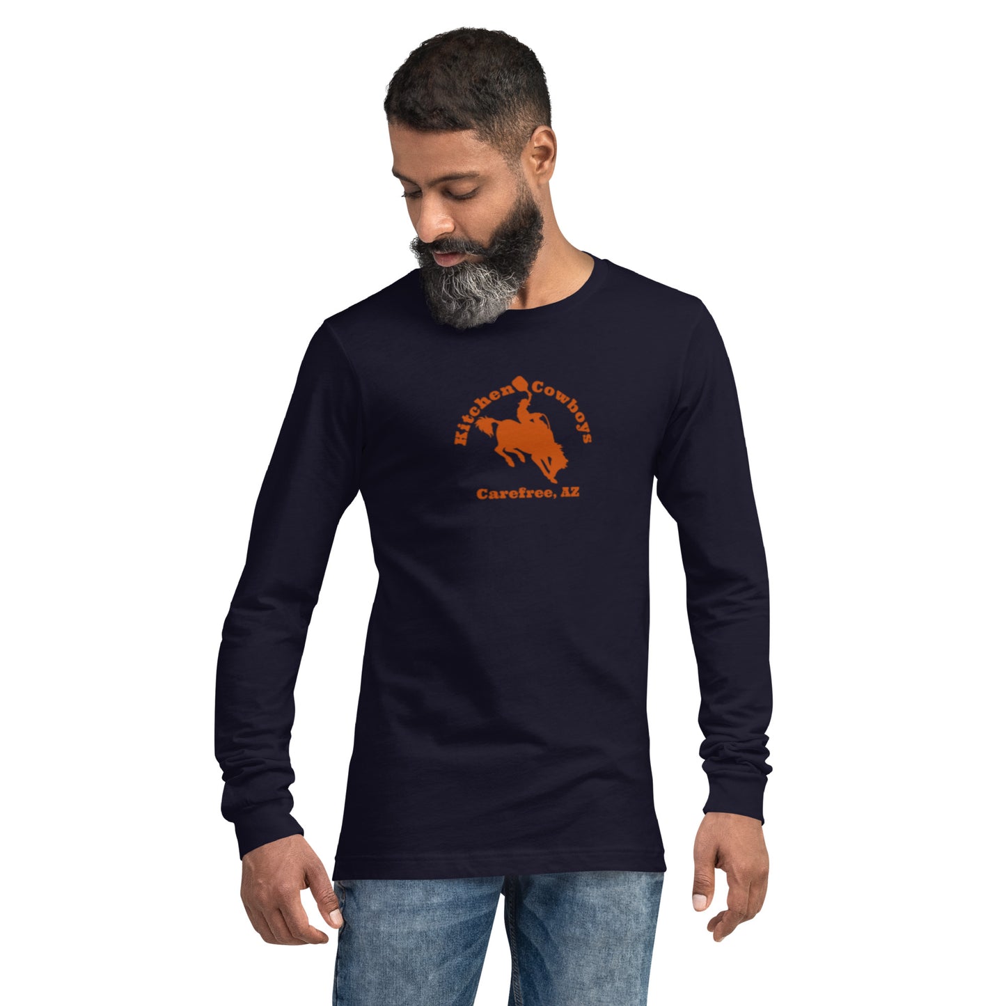 Unisex Cotton-Blend Long Sleeve Tee