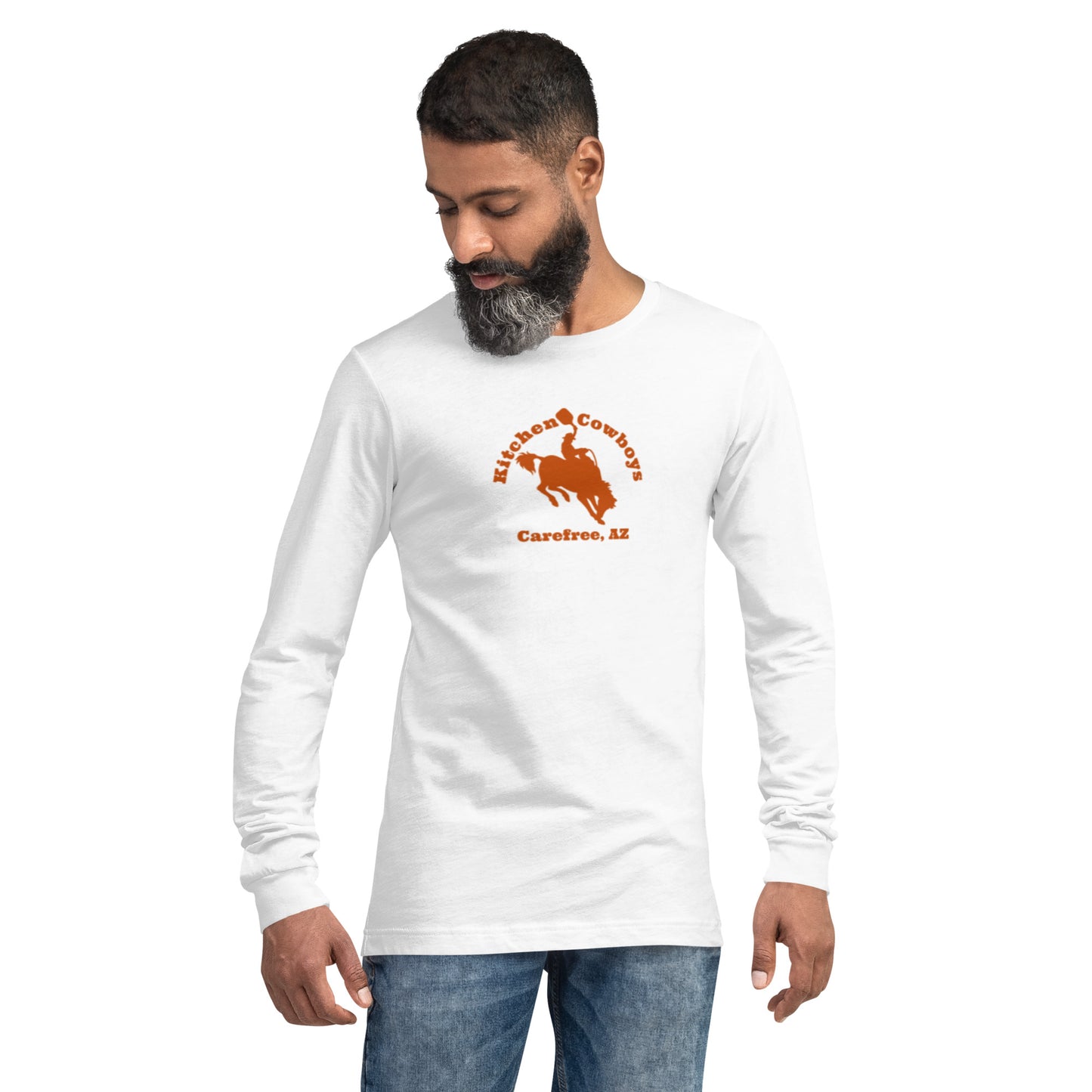 Unisex Cotton-Blend Long Sleeve Tee