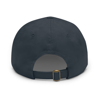 Unisex Hat with Leather Patch (Round)